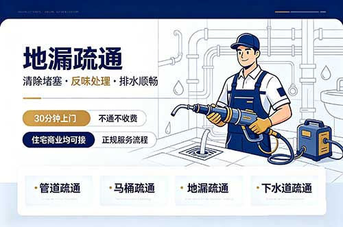 南宁地漏疏通