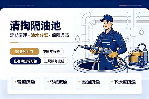 南宁清掏隔油池